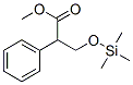 Benzeneacetic acid, alpha-[[(trimethylsilyl)oxy]methyl]-, methyl ester Struktur