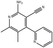 [2,4-Bipyridine]-3-carbonitrile,2-amino-5,6-dimethyl-(9CI) Struktur