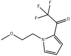 Ethanone, 2,2,2-trifluoro-1-[1-(2-methoxyethyl)-1H-pyrrol-2-yl]- (9CI) Struktur