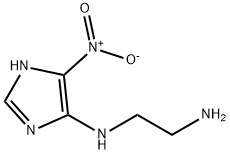 1,2-Ethanediamine,  N-(5-nitro-1H-imidazol-4-yl)-  (9CI) Struktur