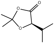 1,3-Dioxolan-4-one,2,2-dimethyl-5-(1-methylethyl)-,(5R)-(9CI) Struktur