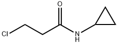 3-CHLORO-N-CYCLOPROPYLPROPANAMIDE Struktur