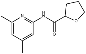 2-Furancarboxamide,N-(4,6-dimethyl-2-pyridinyl)tetrahydro-(9CI) Struktur