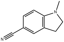 2,3-dihydro-1-Methyl-1H-Indole-5-carbonitrile Struktur