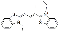 3,3'-DIETHYLTHIACARBOCYANINE IODIDE Struktur