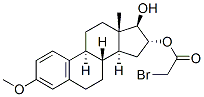 16 alpha-bromoacetoxyestradiol-3-methyl ether Struktur