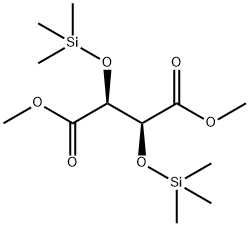 (2S,3S)-2,3-Bis(trimethylsiloxy)butanedioic acid dimethyl ester Struktur