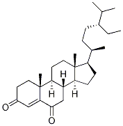 Stigmast-4-ene-3,6-dione Struktur