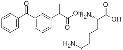 Ketoprofen lysinate Struktur