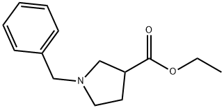 Ethyl 1-benzylpyrrolidine-3-carboxylate Struktur