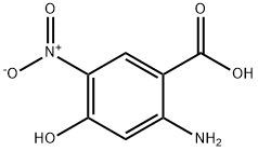 Benzoic acid, 2-amino-4-hydroxy-5-nitro- (9CI) Struktur