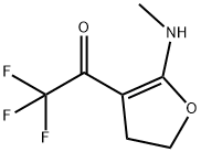 Ethanone, 1-[4,5-dihydro-2-(methylamino)-3-furanyl]-2,2,2-trifluoro- (9CI) Struktur