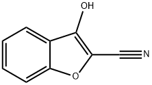 2-Benzofurancarbonitrile,  3-hydroxy- Struktur