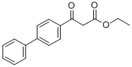 3-BIPHENYL-4-YL-3-OXO-PROPIONIC ACID ETHYL ESTER Struktur