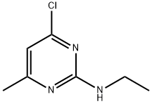 4-氯-N-乙基-6-甲基-2-嘧啶胺 結構式