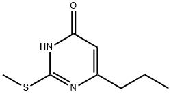 2-(methylsulfanyl)-6-propyl-4(3H)-pyrimidinone Struktur