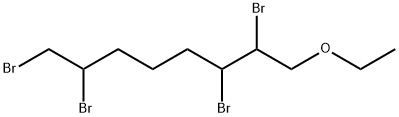 2,3,7,8-tetrabromo-1-ethoxyoctane Struktur