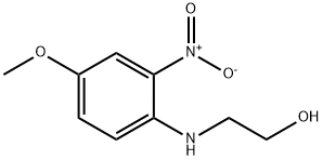 2-NITRO-N-HYDROXYETHYL-p-ANISIDINE Struktur