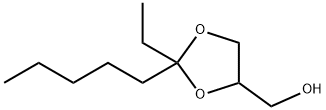 2-Ethyl-2-pentyl-1,3-dioxolane-4-methanol Struktur