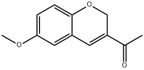 1-(6-METHOXY-2H-CHROMENE-3-YL)ETHAN-1-ONE Struktur