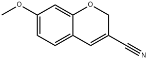 7-METHOXY-2H-CHROMENE-3-CARBONITRILE Struktur