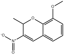 8-Methoxy-2-methyl-3-nitro-2H-1-benzopyran Struktur