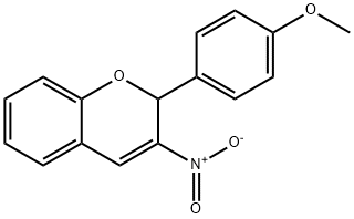 2-(4-METHOXYPHENYL)-3-NITRO-2H-CHROMENE Struktur