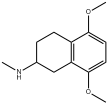 2-(Methylamino)-5,8-dimethoxy-1,2,3,4-tetrahydronaphthalene Struktur