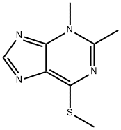 2,3-Dimethyl-6-(methylthio)-3H-purine Struktur