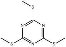 2,4,6-TRIS(METHYLTHIO)-1,3,5-TRIAZINE Struktur