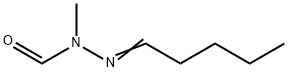 pentanal N-methyl-N-formylhydrazone Struktur