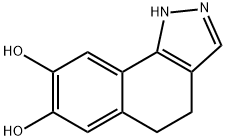 1H-Benz[g]indazole-7,8-diol, 4,5-dihydro- (9CI) Struktur