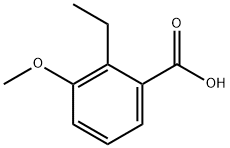 2-乙基-3-甲氧基苯甲酸, 57598-51-3, 結(jié)構(gòu)式