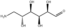 6-amino-6-deoxyglucopyranose Struktur