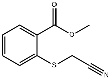 METHYL 2-[(CYANOMETHYL)THIO]BENZOATE Struktur