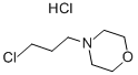 4-(3-chloropropyl)morpholinium chloride Struktur