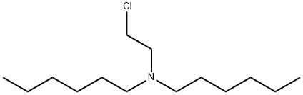 N-(2-Chloroethyl)-N-hexyl-1-hexanamine Struktur