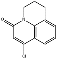 7-CHLORO-2,3-DIHYDRO-1H,5H-PYRIDO[3,2,1-IJ]QUINOLIN-5-ONE Struktur