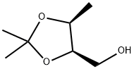 1,3-Dioxolane-4-methanol, 2,2,5-trimethyl-, cis- Struktur