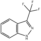 1H-INDAZOLE, 3-(TRIFLUOROMETHYL)- Struktur