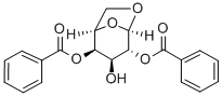 1,6-ANHYDRO-2,4-DI-O-BENZOYL-BETA-D-GALACTOPYRANOSE Struktur