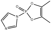 N-(1,2-DIMETHYLETHENYLENEDIOXYPHOSPHORYL)IMIDAZOLE Struktur