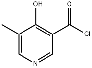 3-Pyridinecarbonyl chloride, 4-hydroxy-5-methyl- (9CI) Struktur