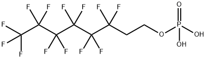 Mono[2-(perfluorohexyl)ethyl] Phosphate Struktur