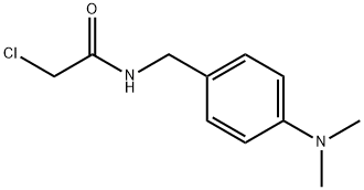 2-CHLORO-N-[4-(DIMETHYLAMINO)BENZYL]ACETAMIDE Struktur