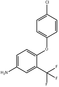 4-(4-CHLOROPHENOXY)-3-(TRIFLUOROMETHYL)ANILINE Struktur