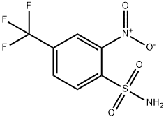 2-nitro-4-(trifluoromethyl)benzenesulfonamide Struktur