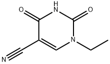 1-ETHYL-2,4-DIOXO-1,2,3,4-TETRAHYDROPYRIMIDINE-5-CARBONITRILE Struktur