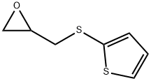 2-(2,3-EPOXYPROPYLTHIO)THIOPHENE Struktur