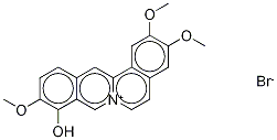 Dehydro PalMatrubine BroMide Struktur